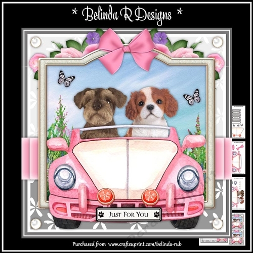 Doggy Road Trip7 Card Kit