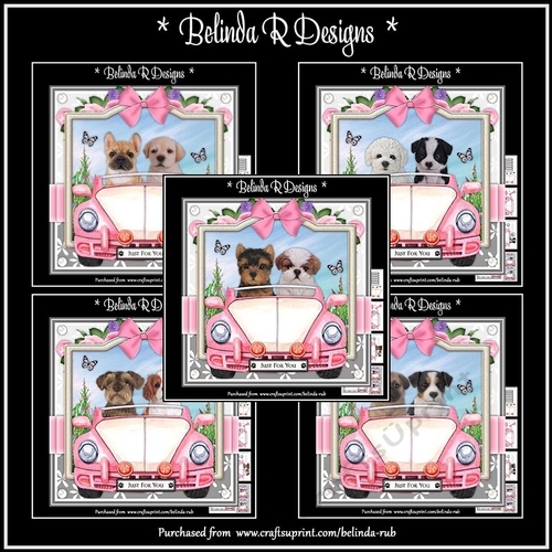 Doggy Road Trip Bumper Card Kit2