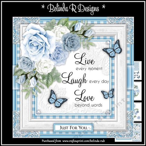 Floral Rose12 Mini Card Kit