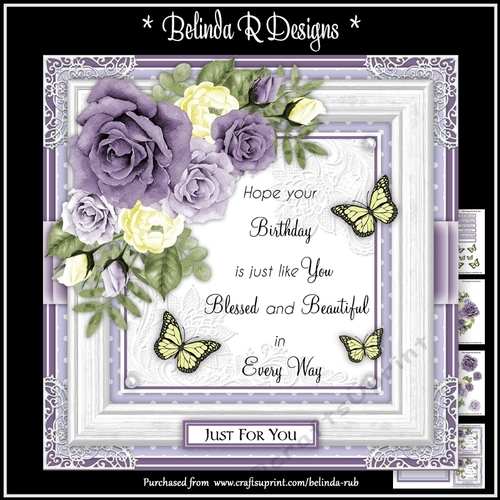Floral Rose14 Mini Card Kit