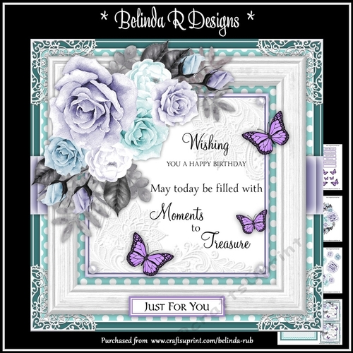 Floral Rose17 Mini Card Kit