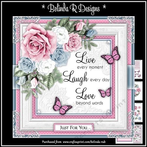 Floral Rose18 Mini Card Kit