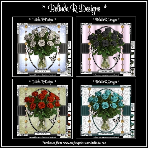 Delicate Roses Bumper Card Kit2
