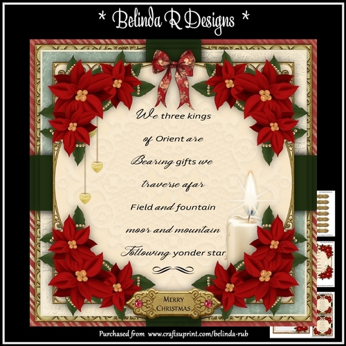 Vintage Carols3 Mini Card Kit