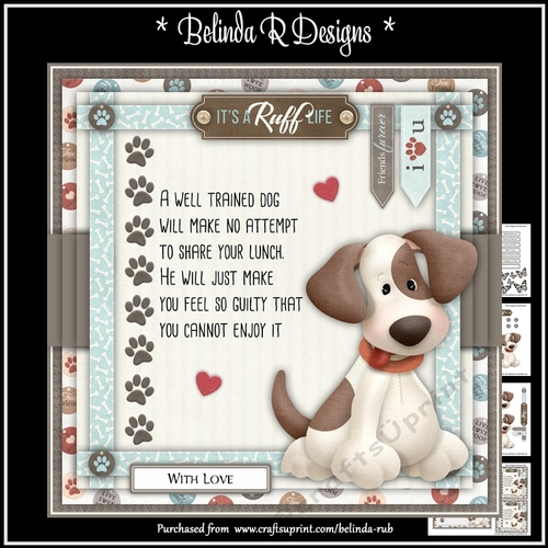 Its a Ruff Life8 Mini Card Kit