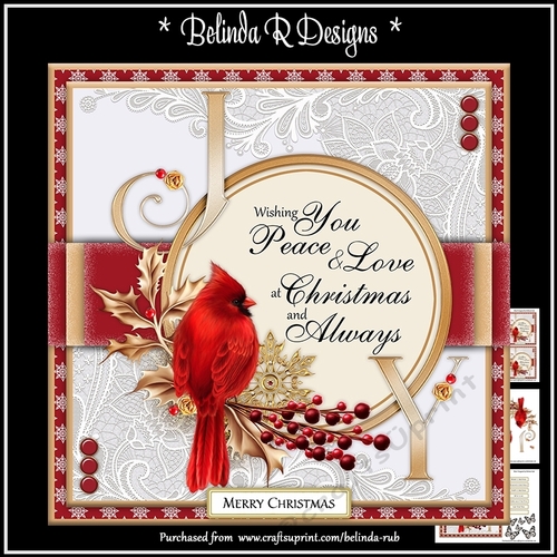Christmas Wreaths1 Mini Card Kit