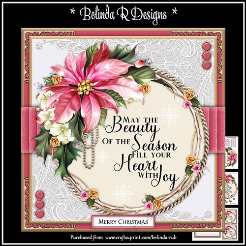 Christmas Wreaths3 Mini Card Kit