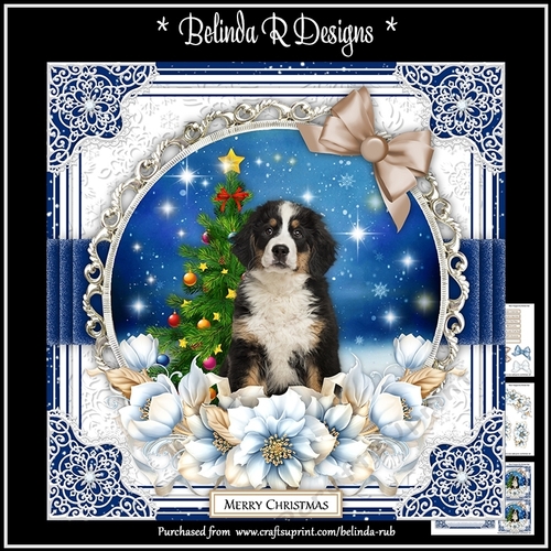 Christmas Dogs2 Mini Card Kit