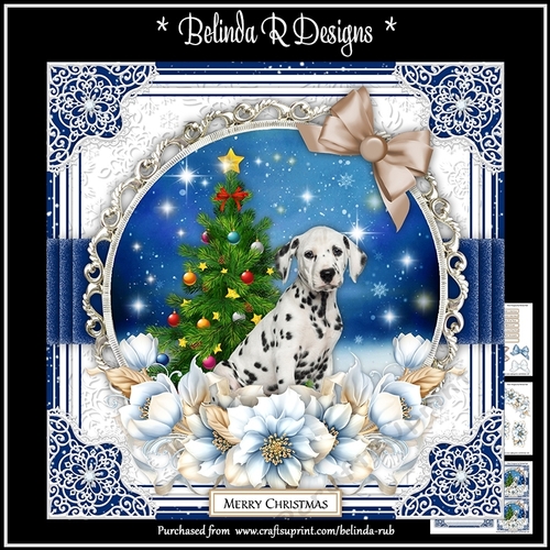 Christmas Dogs3 Mini Card Kit