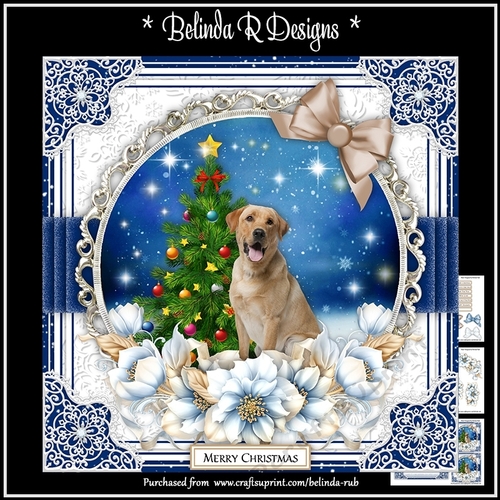 Christmas Dogs6 Mini Card Kit