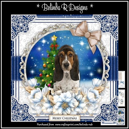 Christmas Dogs10 Mini Card Kit