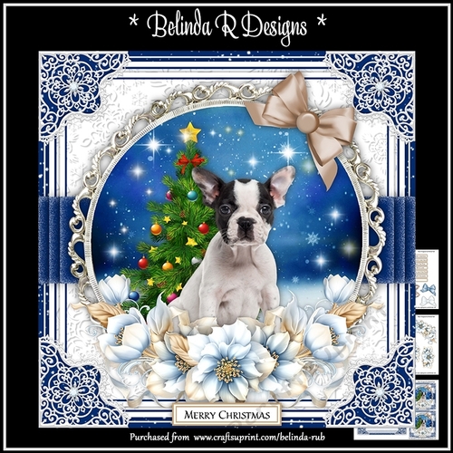 Christmas Dogs11 Mini Card Kit