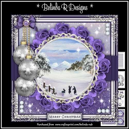 Beautiful Christmas1 Mini Card Kit