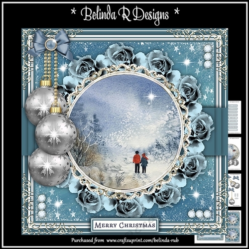 Beautiful Christmas2 Mini Card Kit