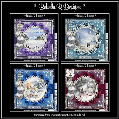 Beautiful Christmas Bumper Card Kit