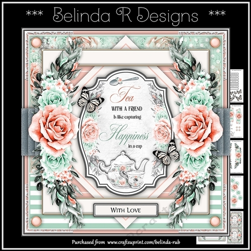 Floral Happiness1 Mini Card Kit