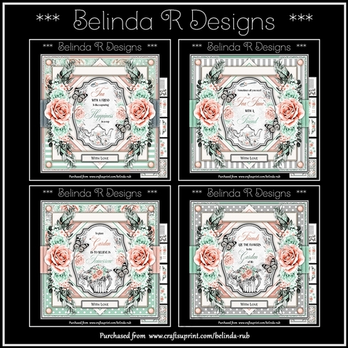 Floral Happiness Bumper Card Kit