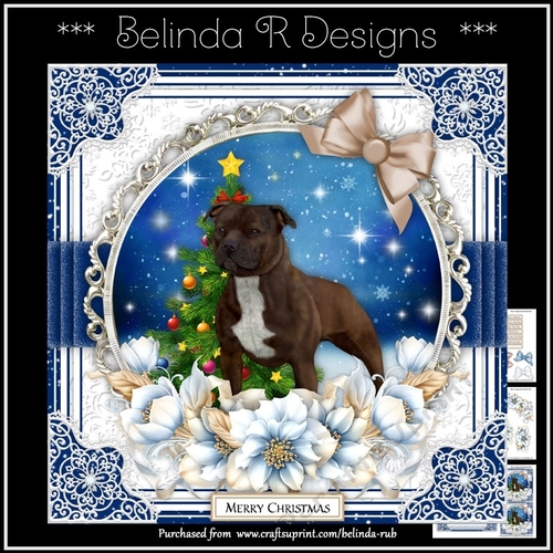 Christmas Dogs13 Mini Card Kit