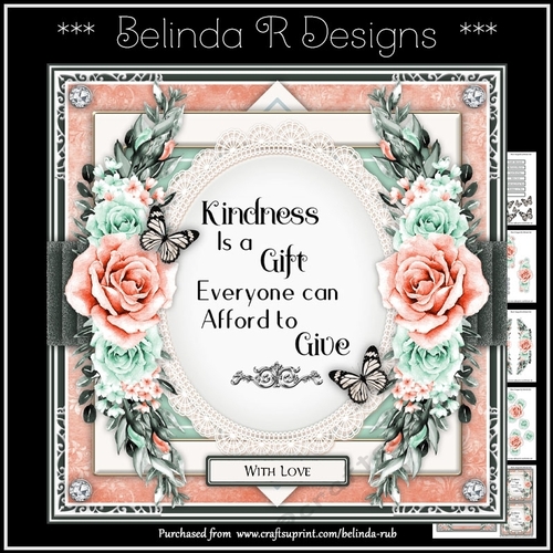 Floral Happiness8 Mini Card Kit