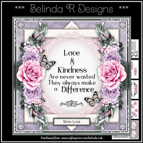 Floral Happiness9 Mini Card Kit