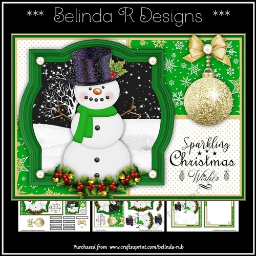 Snowman3 Mini Card Kit