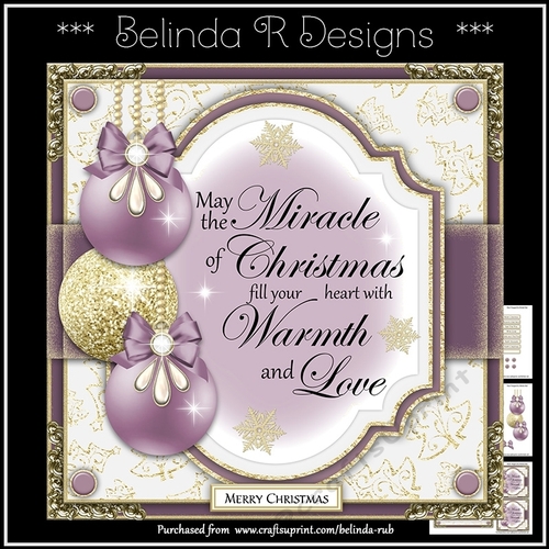 Beautiful Baubles1 Mini Card Kit