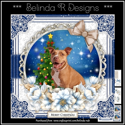 Christmas Dogs16 Mini Card Kit