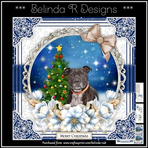 Christmas Dogs17 Mini Card Kit