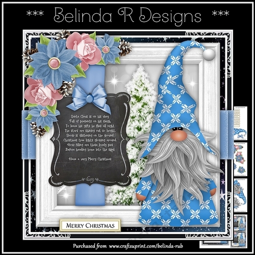Christmas Gnomes14 Mini Card Kit