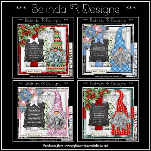 Christmas Gnomes Bumper Card Kit4