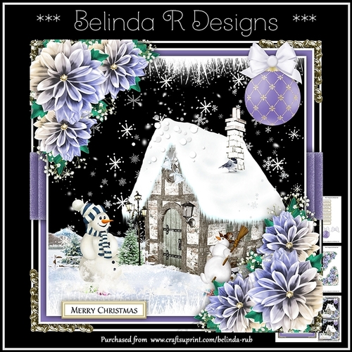 Snowy Christmas Mini Card Kit