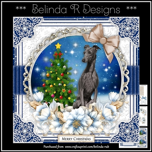Christmas Dogs19 Mini Card Kit