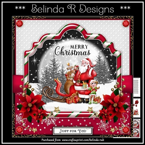 Christmas Santa Mini Card Kit