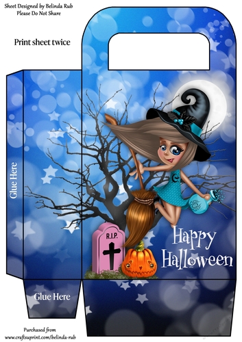 Halloween Witch Gift Bag