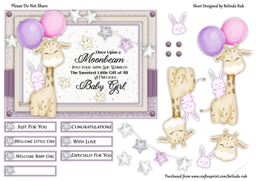 A Precious Gift 5x7 Quick Card