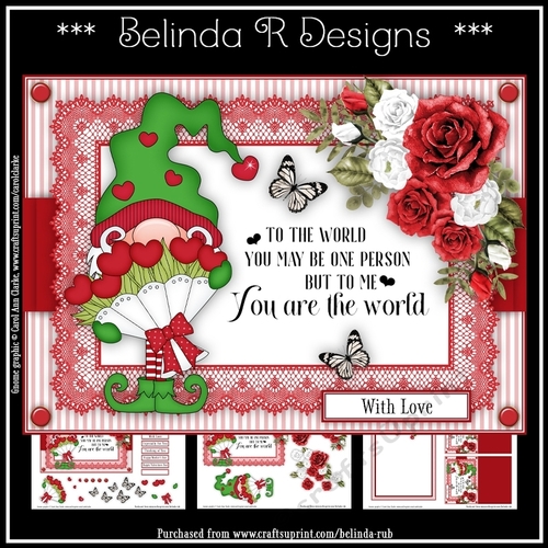 Gnome Wishes3 Mini Card Kit