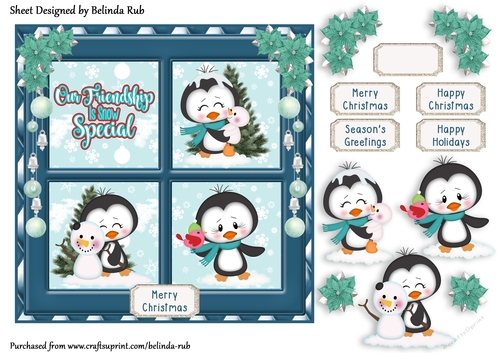 Christmas Friendship Penguins
