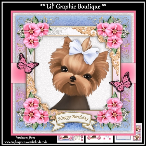 Doggy4 Birthday Card Kit