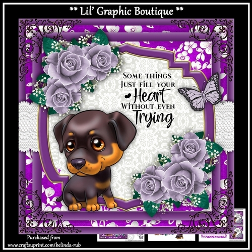 Puppy Love1 Mini Card Kit