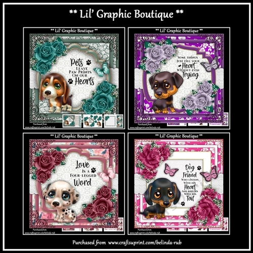 Puppy Love Card Bumper Kit