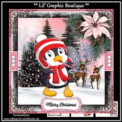 Christmas Penguin3 Mini Card Kit