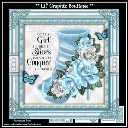 Floral Boot1 Mini Card Kit