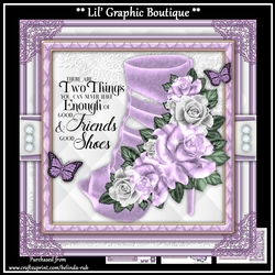 Floral Boot4 Mini Card Kit