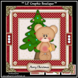 Beary Christmas1 Mini Card Kit