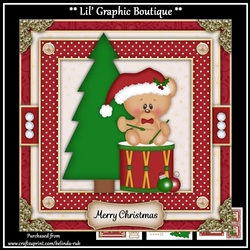 Beary Christmas4 Mini Card Kit
