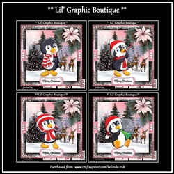 Christmas Penguin Bumper Card Kit