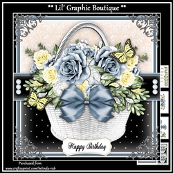 Birthday Basket8 Mini Card Kit