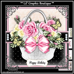 Birthday Basket9 Mini Card Kit