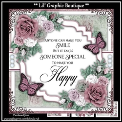 Birthday Floral9 Mini Card Kit
