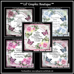 Birthday Floral Bumper Card Kit3